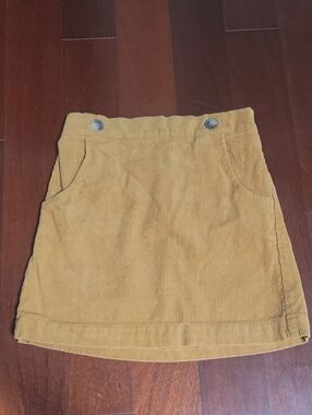 Copper Key Corduroy Rust Skirt